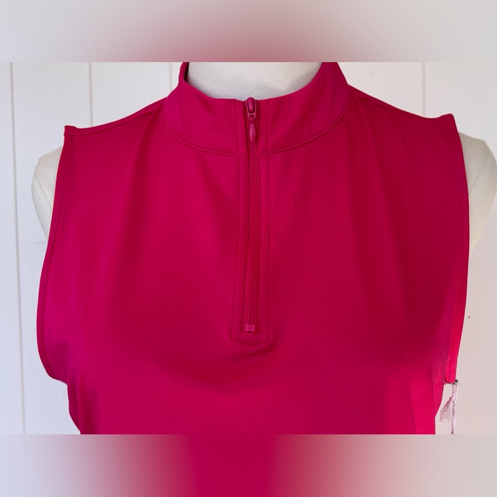 Tommy Bahama Everyday Active Women’s Aubrey 1/4 Zip Sleeveless Top Size Large - Picture 2 of 10